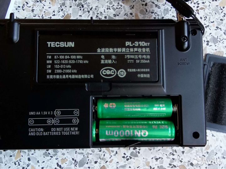 Радиоприемник tecsun 310ет новый