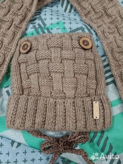 Набор шапка + шарф