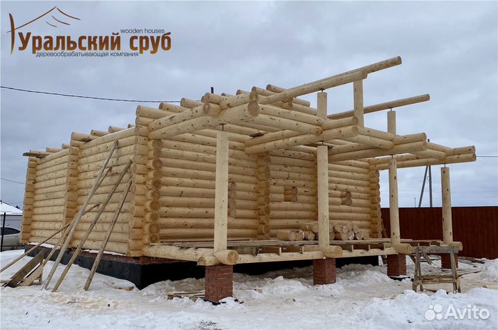 Срубы ручная рубка
