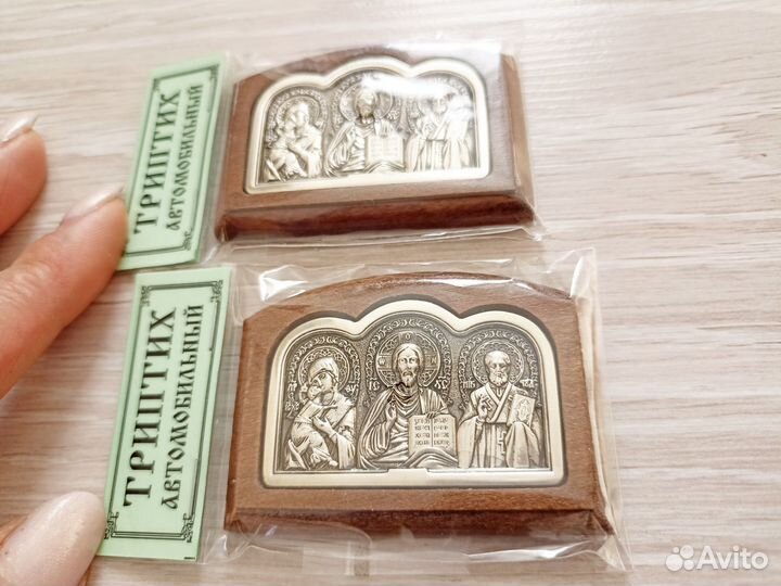 Иконка в автомобиль триптих