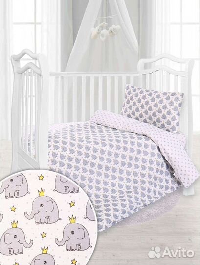 Комплект постельного белья 110*140 Поплин (Новая)