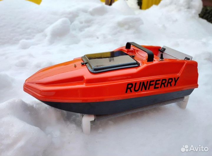 Прикормочный карповый кораблик Runferry Solo Mini