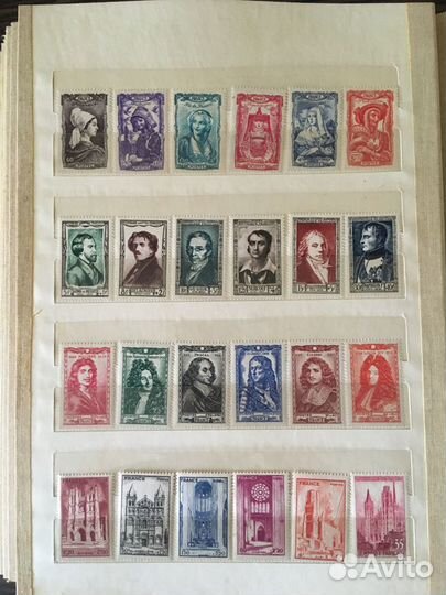 Франция 1944-1957 MNH** OG