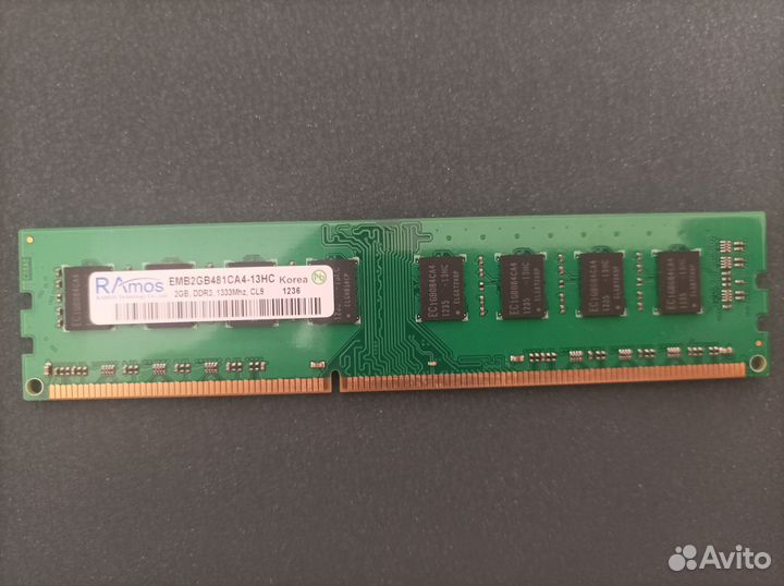 Оперативная ram ддр3 2гб