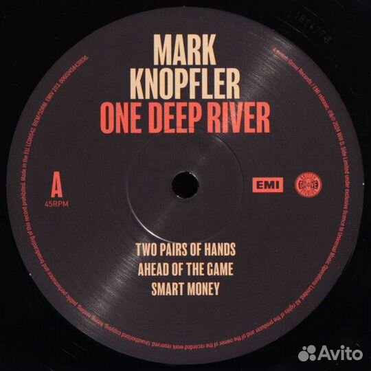 Mark Knopfler - One Deep River Black Vinyl (602