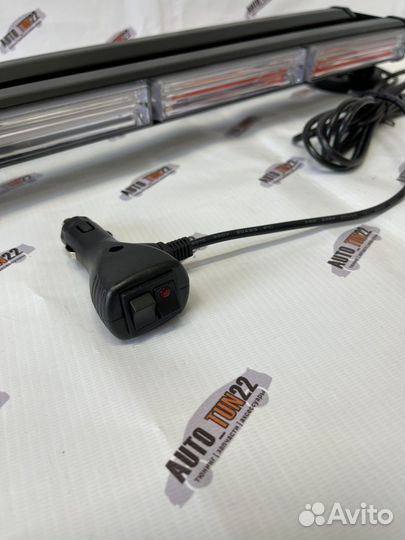 Балка - мигалка, красно-синяя, светодиодная 59 см