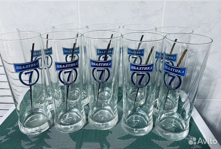 Новые бокалы/9 шт/0,5,Балтика7/цена за шт/Италия