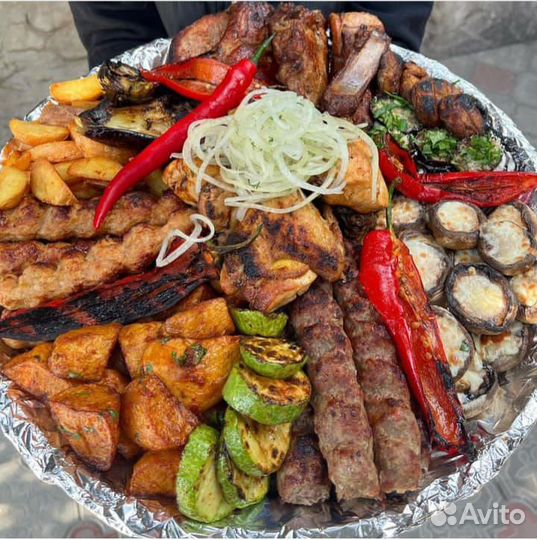 Шашлык на гриле с доставкой