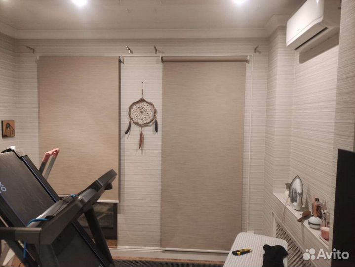 Рулонные шторы с электроприводом под заказ