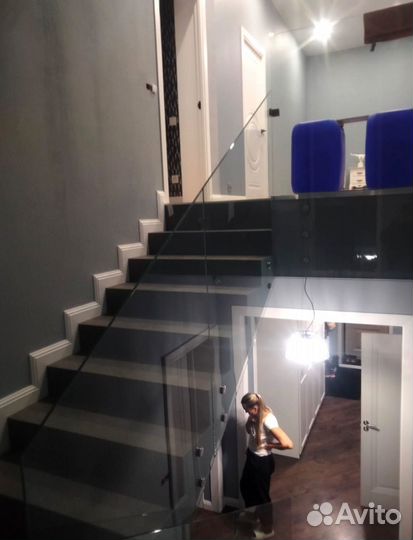 Перила стеклянные