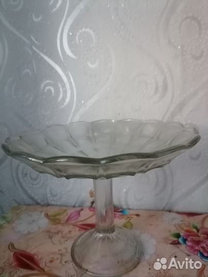 Ваза на ножке, времён СССР. Ретро