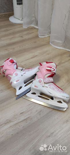 Коньки раздвижные для девочки 30 - 33