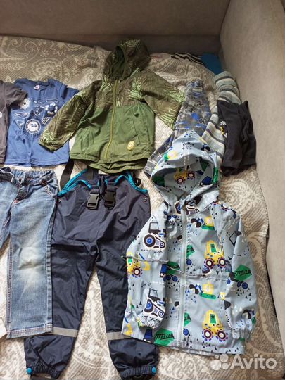 Большой пакет детских вещей и обуви 104-110