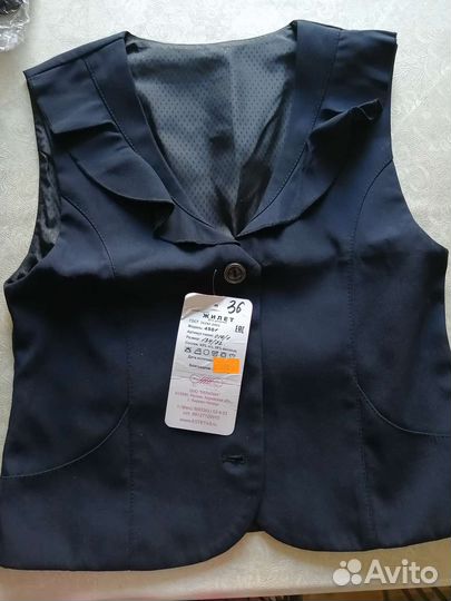 Жилет школьный для девочки 134