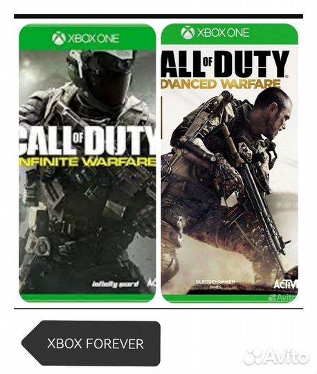 CoD infinite warfare+advanced Xbox One/series