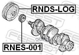 Шестерня коленвала rnes001 Febest