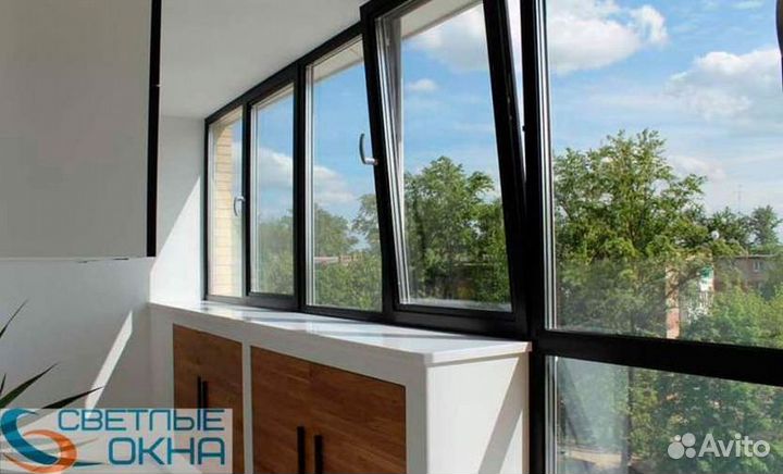 Окна алюминиевые