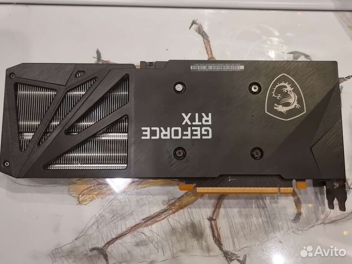 Видеокарта rtx3060ti msi ventus 3x