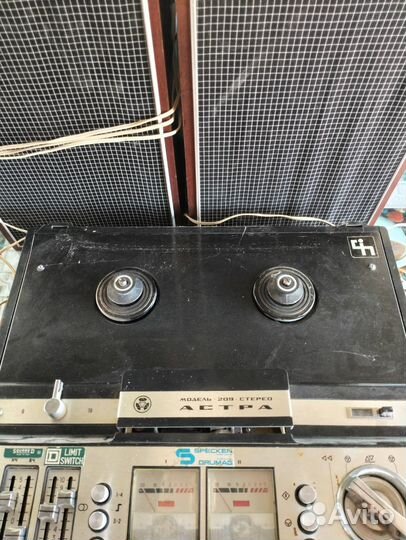 Катушечный магнитофон астра 209