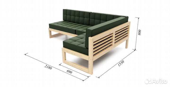 Угловой диван «Сега»