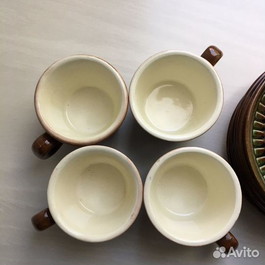 Новый, неполный кофейный сервиз керамика СССР зик