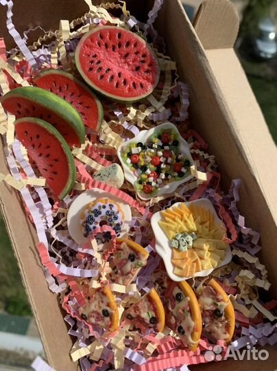 Кукольная миниатюра еда из полимерной глины