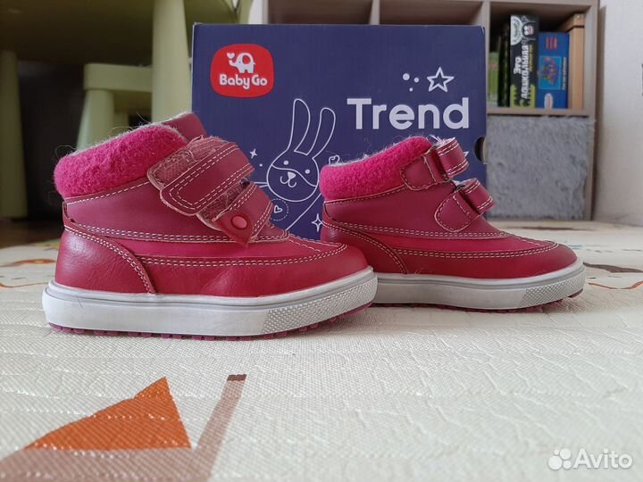 Ботинки для девочек демисезонные Baby Go 22 размер