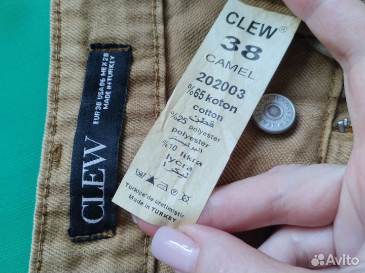 Брюки капри джинсовые