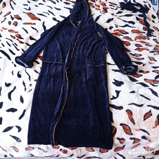 Халат велюровый мужской рр50