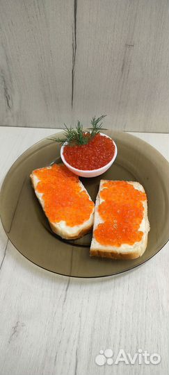 Красная икра кета