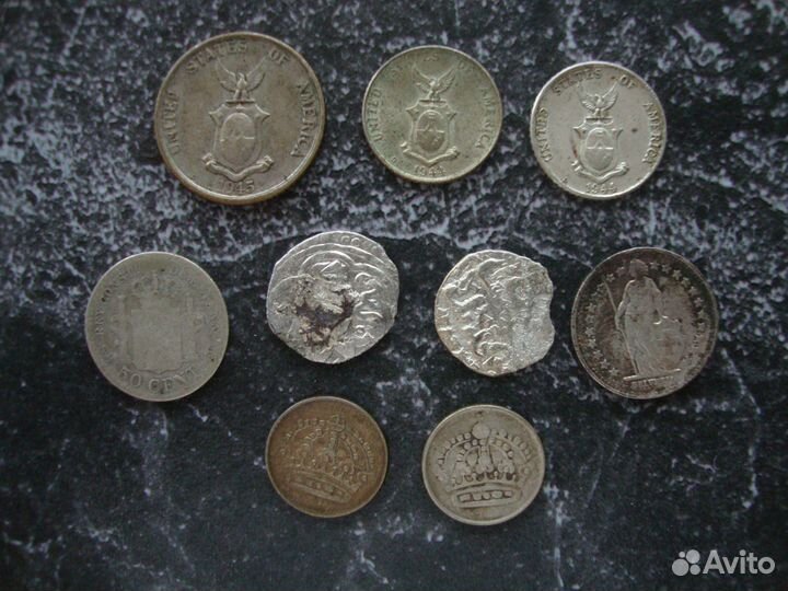 Серебряные монеты мира