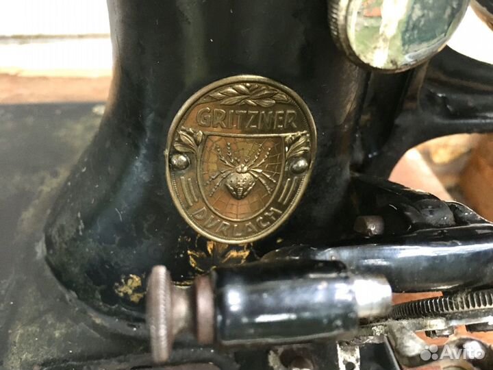 Старинная швейная машинка «gritzner durlach” 19 в