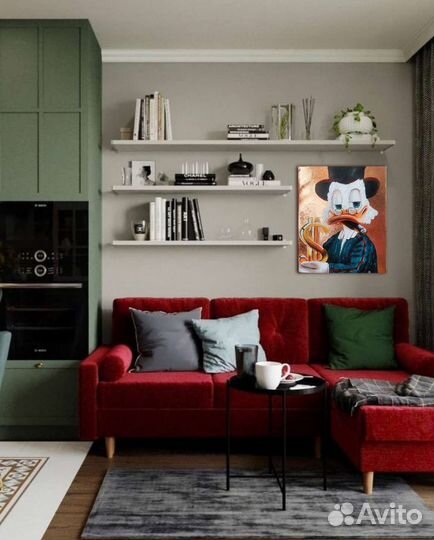 Интерьерная картина Скрудж Макдак