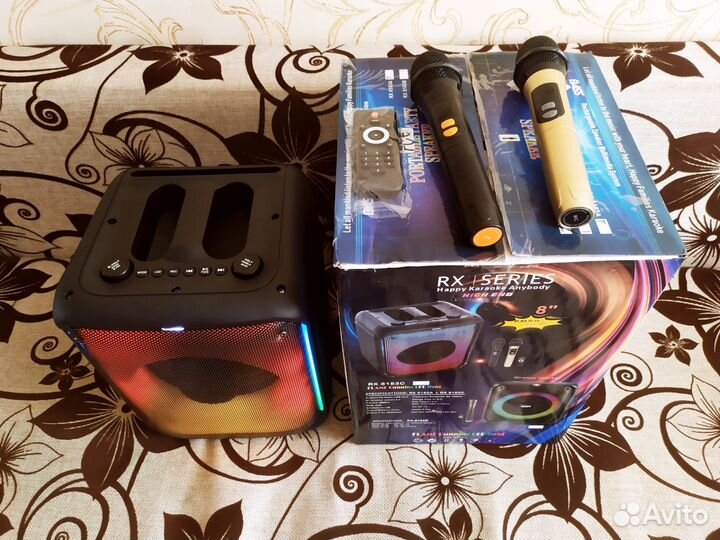 Новая блютуз колонка HI FI с караоке