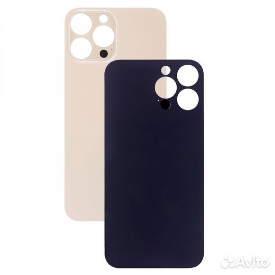 Задняя крышка для iPhone 13 Pro Max золотой (Росте