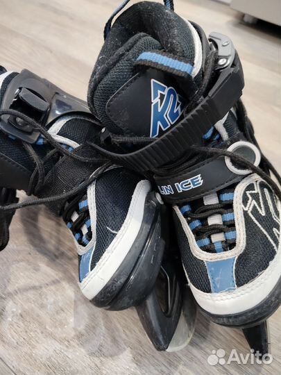 Коньки детские раздвижные 29 34