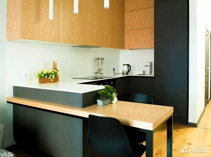 Кухонный гарнитур с островом