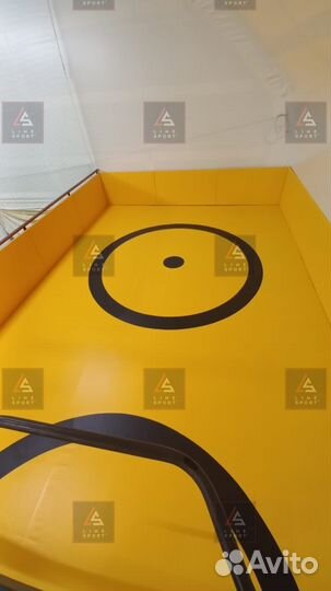 Борцовский ковер 6х6 двухцветный карманы