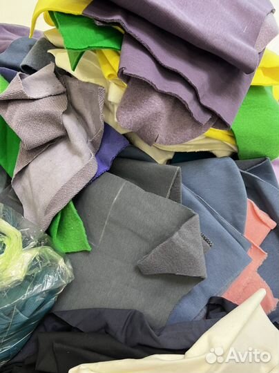 Отрезы ткани пакетом