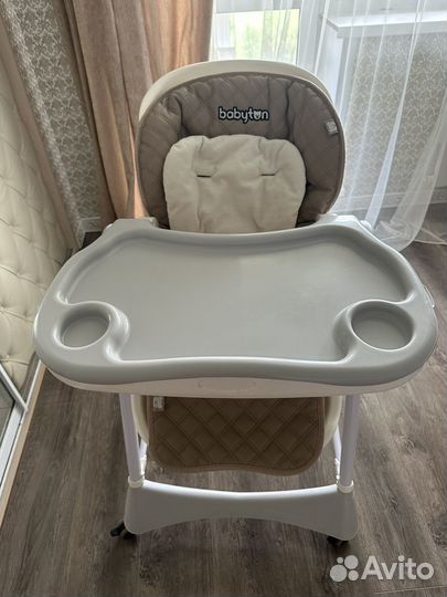 Стул для кормления Babyton, кофейныкупить ж