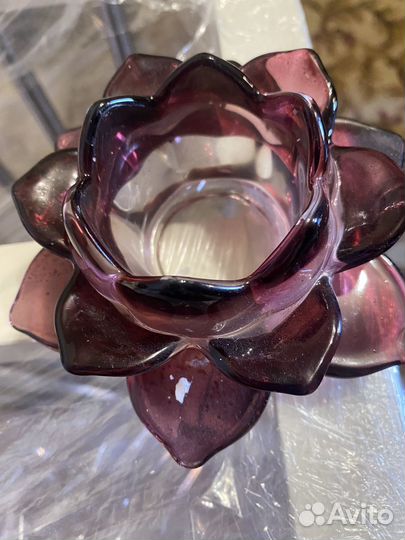 Стеклянные подсвечники IKEA