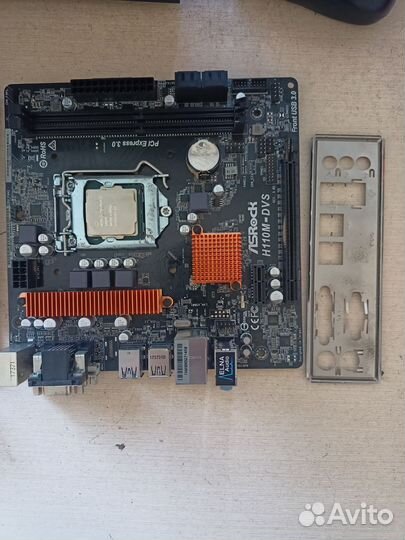 Материнская плата Asrock h110m socket 1151 ddr4