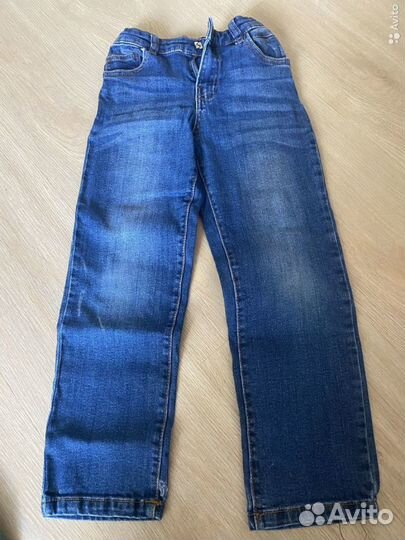 Джинсы, рубашки 122