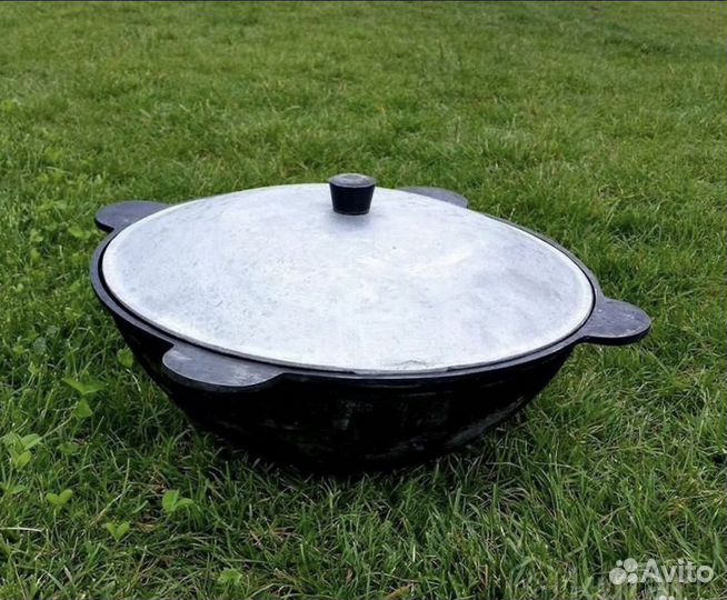 Kaзaн 6 литpoв с крышкoй