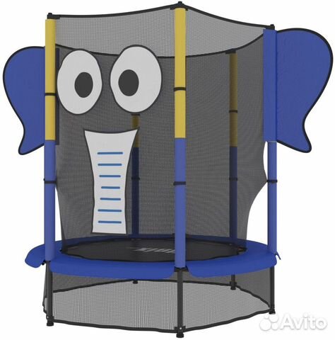 Батут unix line 4.6 ft elephant (140 cm)