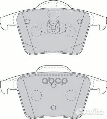 Колодки тормозные дисковые задние Ferodo FDB163