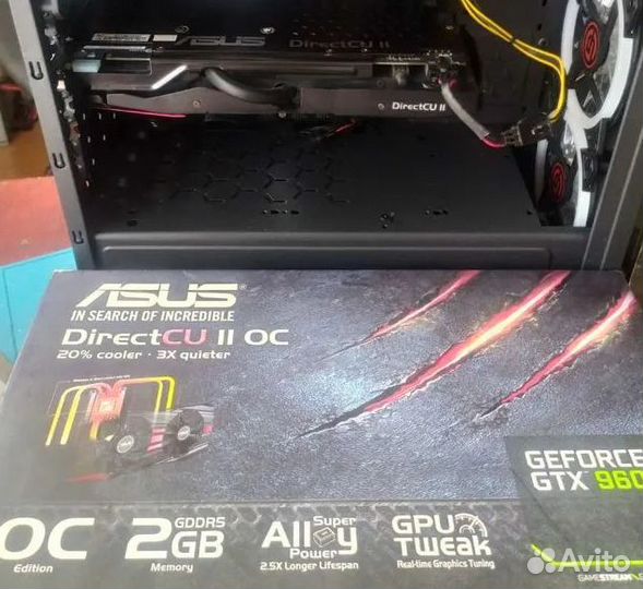 Asus DirectCU II OC GTX960 2Gb Black