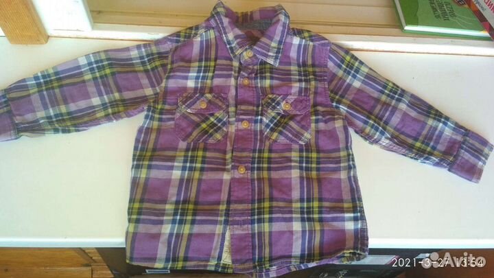Рубашка детская, 12-18 мес