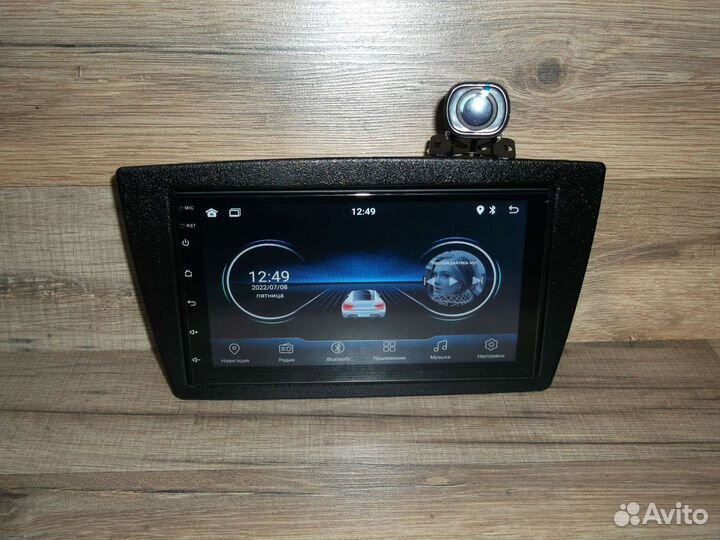 Магнитола 2DIN LADA Kalina Android с камерой