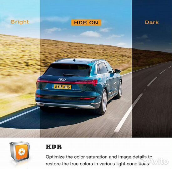 Видеорегистратор орбита CAR08 на 2 камеры